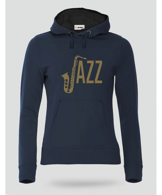 Jazz Felpa Premium con cappuccio Donna