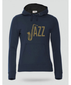 Jazz Felpa Premium con cappuccio Donna