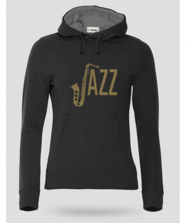 Jazz Felpa Premium con cappuccio Donna