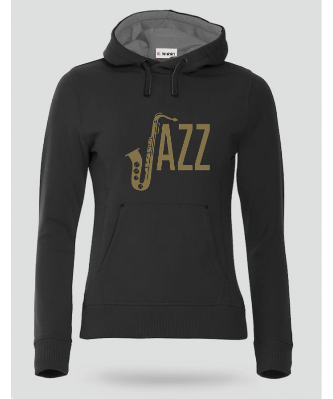 Jazz Felpa Premium con cappuccio Donna