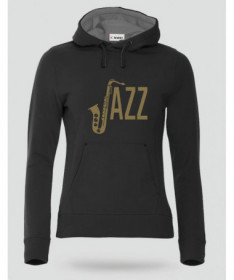 Jazz Felpa Premium con cappuccio Donna