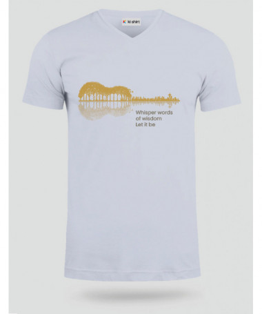 Let it be T-shirt Scollo V