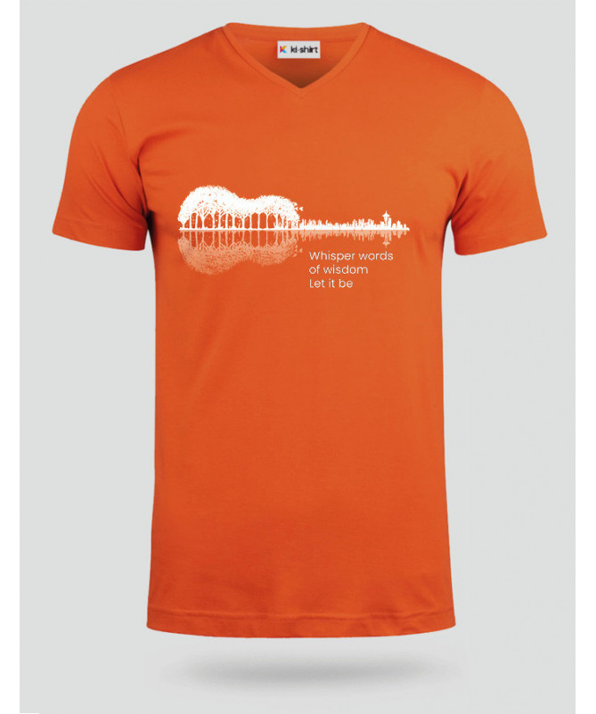 Let it be T-shirt Scollo V