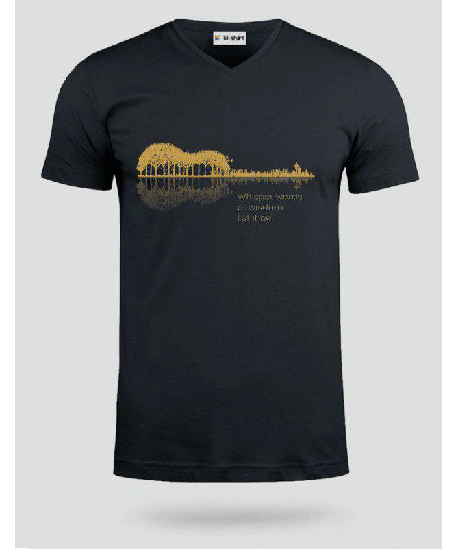 Let it be T-shirt Scollo V