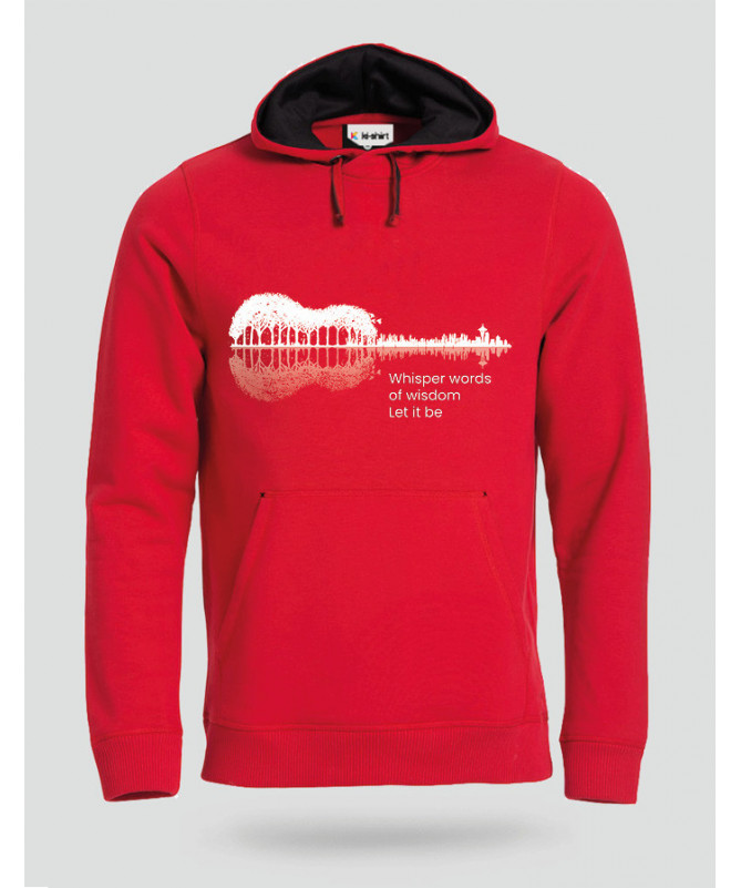 Let it be Felpa Premium con cappuccio Uomo