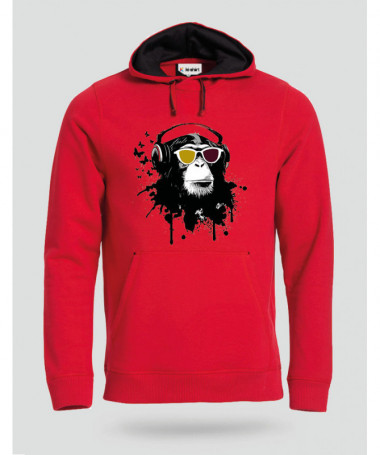 Listen to music Felpa Premium con cappuccio Uomo