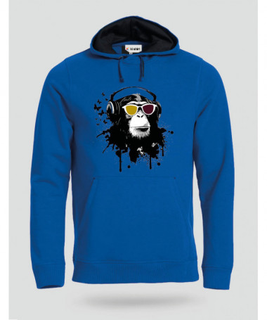 Listen to music Felpa Premium con cappuccio Uomo