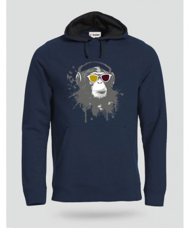 Listen to music Felpa Premium con cappuccio Uomo