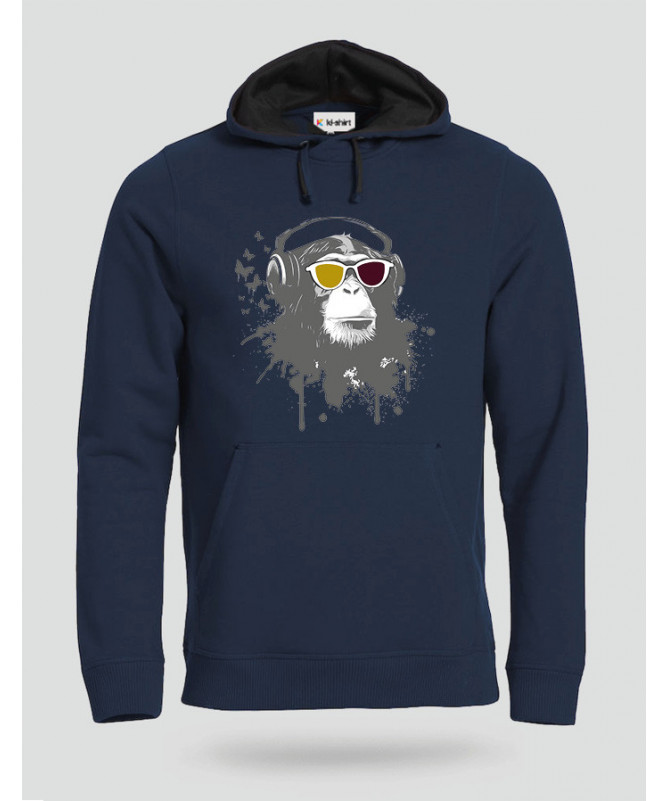 Listen to music Felpa Premium con cappuccio Uomo