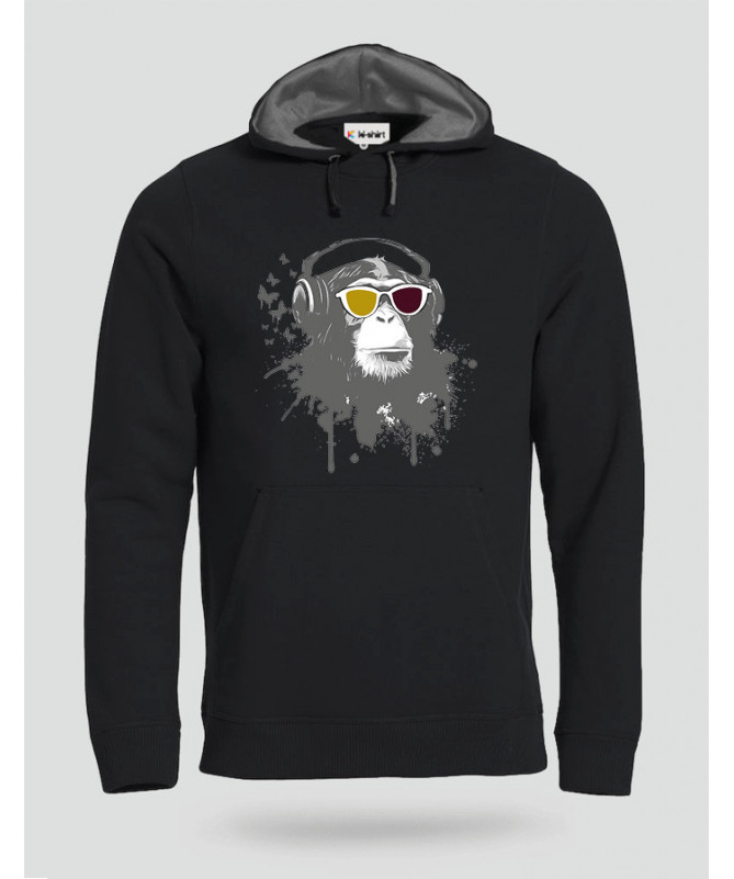 Listen to music Felpa Premium con cappuccio Uomo