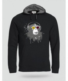 Listen to music Felpa Premium con cappuccio Uomo