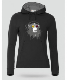 Listen to music Felpa Premium con cappuccio Donna