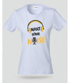 Make some noise T-shirt Basic Donna