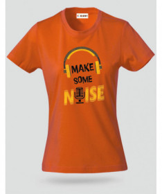 Make some noise T-shirt Basic Donna