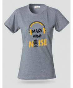 Make some noise T-shirt Basic Donna