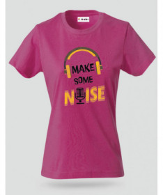 Make some noise T-shirt Basic Donna