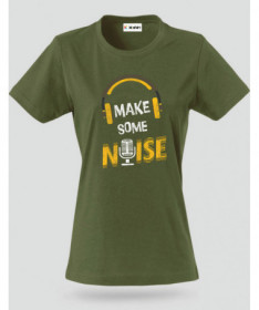 Make some noise T-shirt Basic Donna