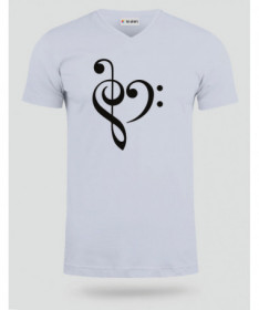 Music T-shirt Scollo V
