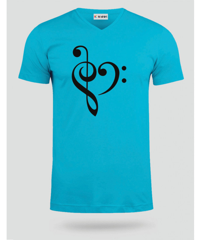 Music T-shirt Scollo V
