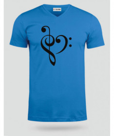 Music T-shirt Scollo V