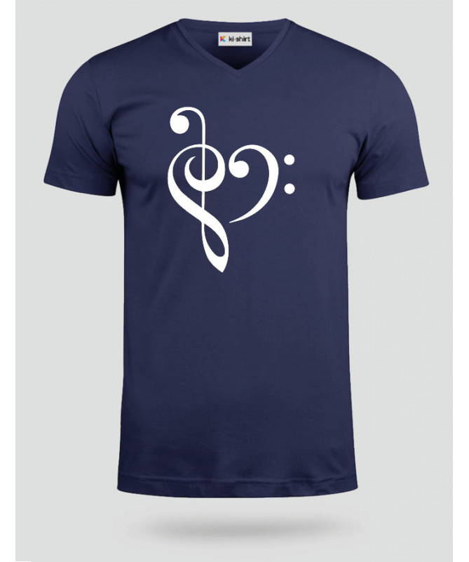 Music T-shirt Scollo V