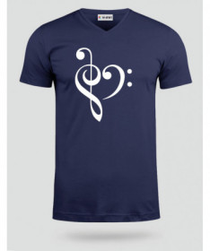 Music T-shirt Scollo V
