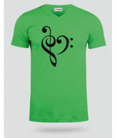Music T-shirt Scollo V