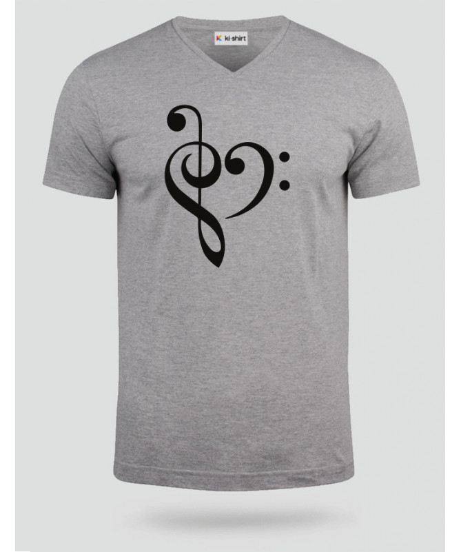 Music T-shirt Scollo V