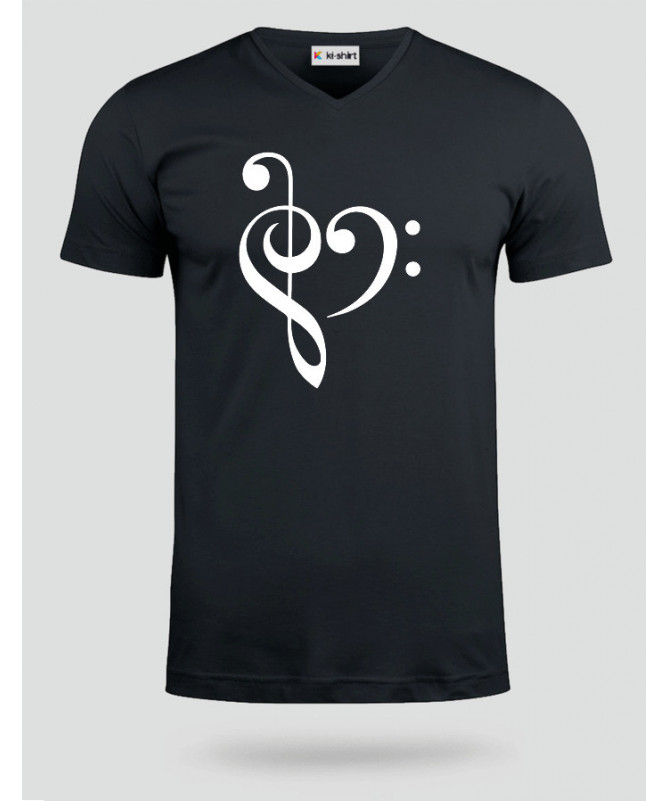 Music T-shirt Scollo V