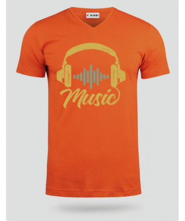 Musica T-shirt Scollo V