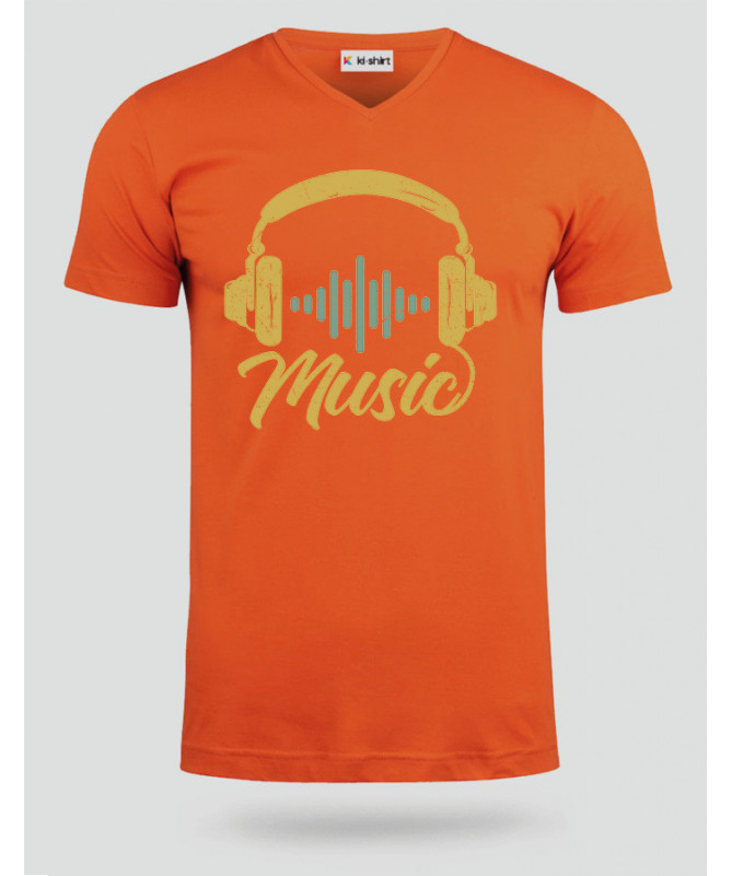 Musica T-shirt Scollo V