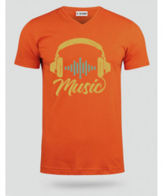 Musica T-shirt Scollo V