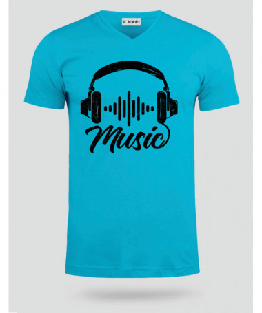 Musica T-shirt Scollo V