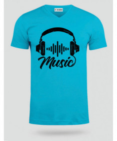 Musica T-shirt Scollo V