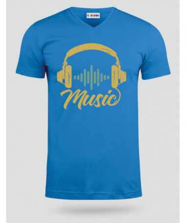 Musica T-shirt Scollo V