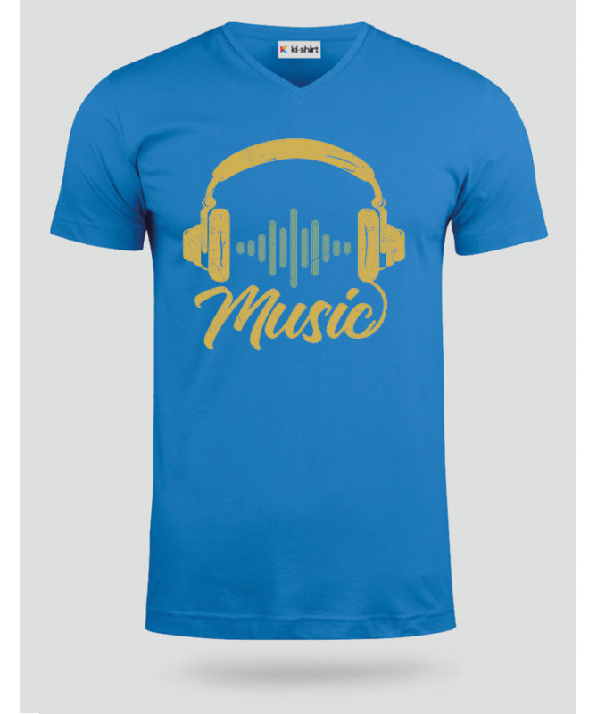 Musica T-shirt Scollo V