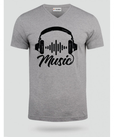 Musica T-shirt Scollo V