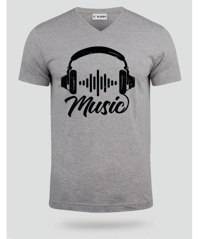 Musica T-shirt Scollo V