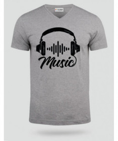 Musica T-shirt Scollo V