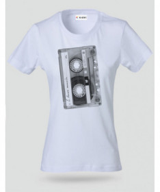 Musicassetta T-shirt Basic Donna