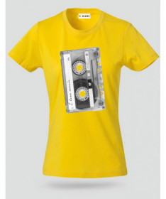 Musicassetta T-shirt Basic Donna