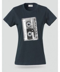 Musicassetta T-shirt Basic Donna