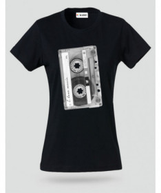 Musicassetta T-shirt Basic Donna