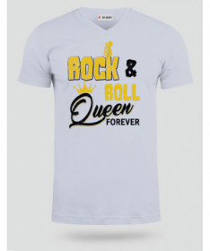 Queen forever T-shirt Scollo V