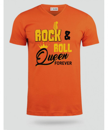 Queen forever T-shirt Scollo V
