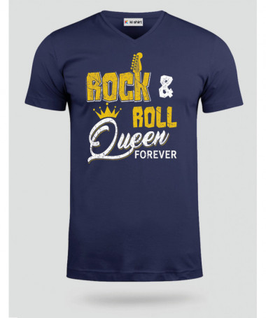 Queen forever T-shirt Scollo V