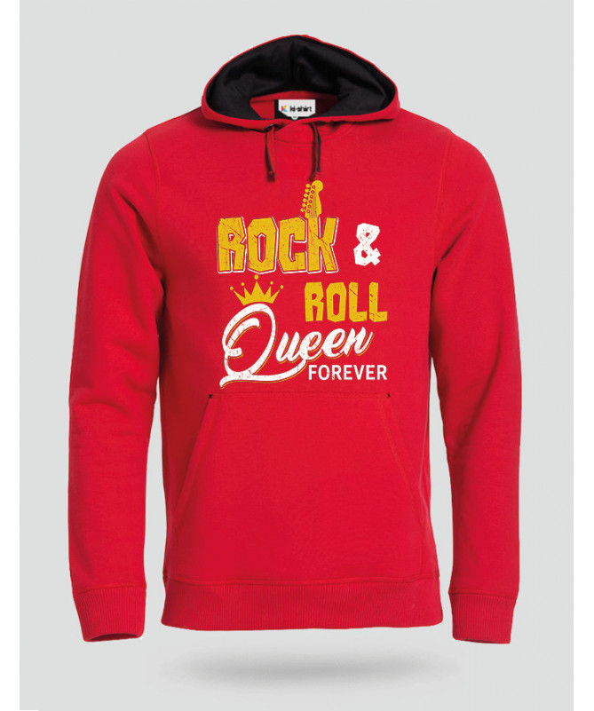 Queen forever Felpa Premium con cappuccio Uomo