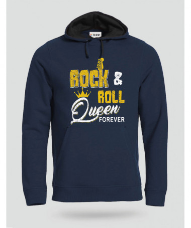 Queen forever Felpa Premium con cappuccio Uomo