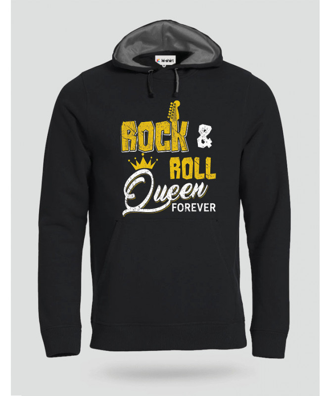 Queen forever Felpa Premium con cappuccio Uomo