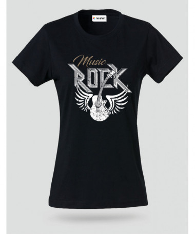 Rock T-shirt Basic Donna